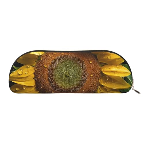 LHFIOHIRG Tragbares Federmäppchen mit Reißverschluss, stilvolle Stifttasche, Schreibwaren-Tasche, Kosmetiktasche, Münzaufbewahrung für Schule, Büro, gold, Einheitsgröße, Münztasche von LHFIOHIRG