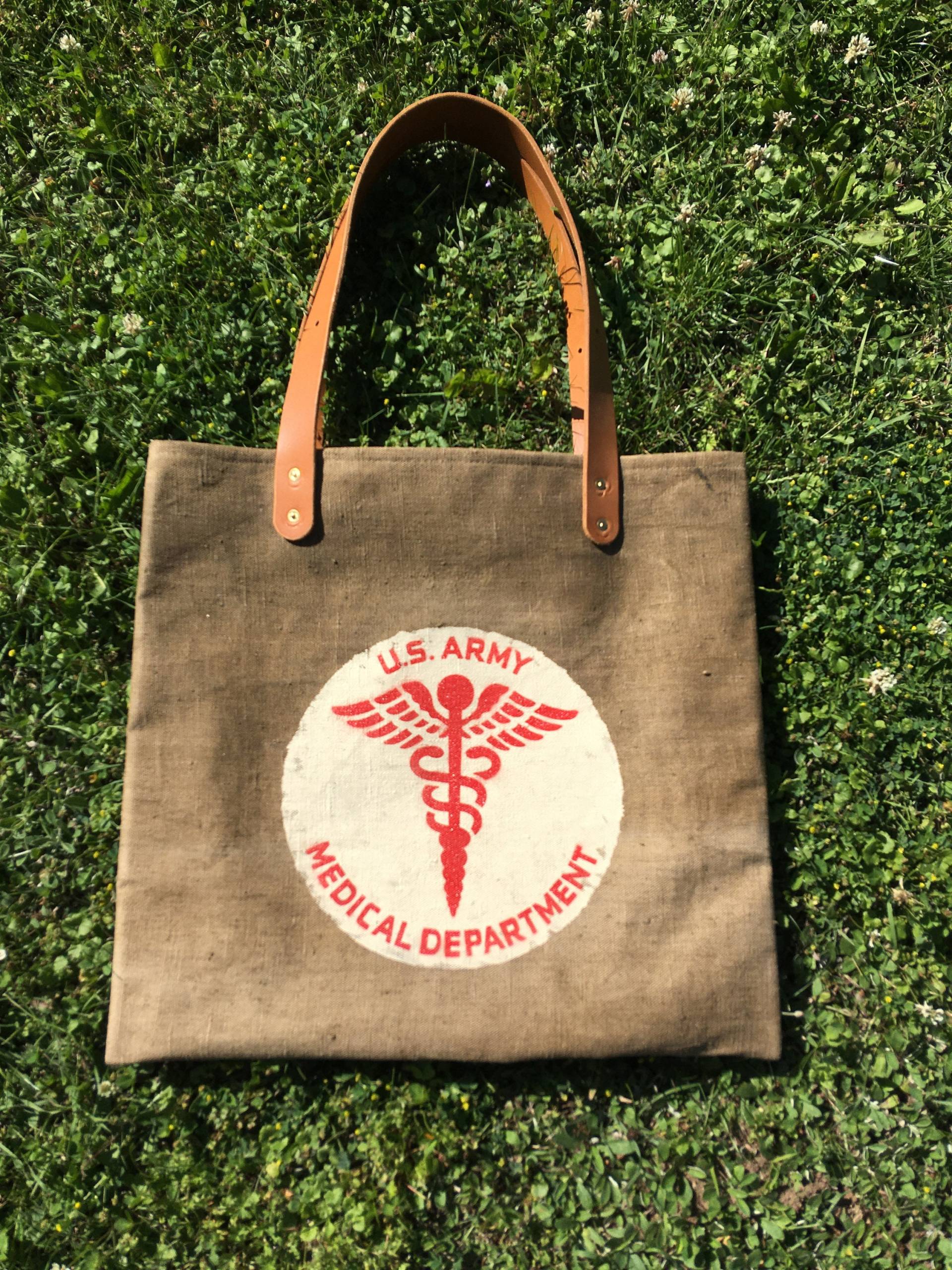 Vintage Stadttasche Im Stil Der Us Bundeswehr, Handgefertigt von LHFstore