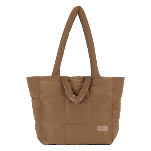 LHHMZ Damen Gesteppte Tragetasche Große Puffer-Tasche Gesteppte Daunentasche Gesteppte Umhängetasche von LHHMZ