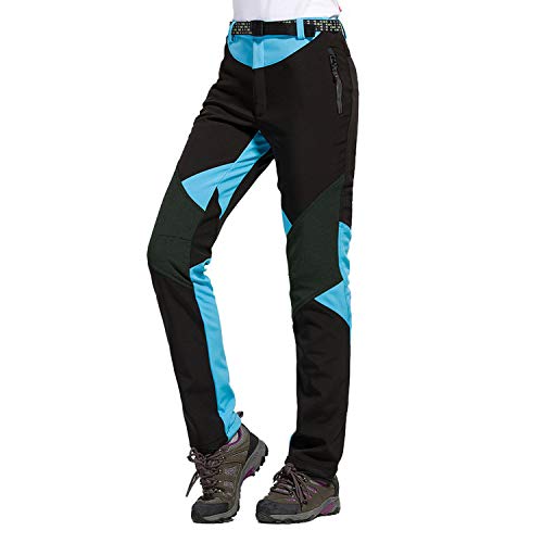 LHHMZ Damen Wasserdicht Wanderhose Atmungsaktives Leichtgewicht Draussen Sporthosen Schnelltrocknend Gehen Klettern Wander Hose von LHHMZ