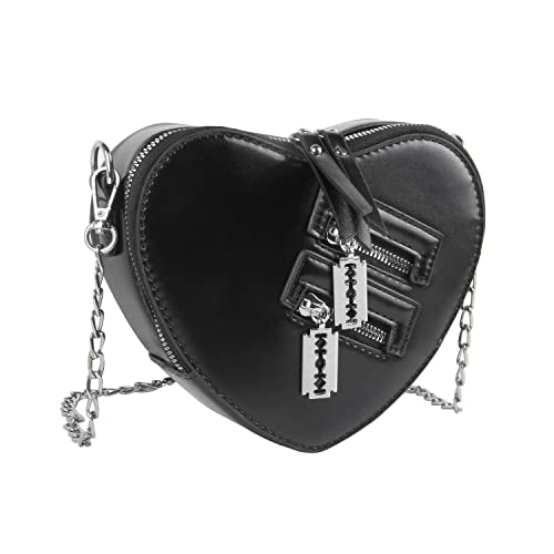 LHHMZ Frauen Herz geformte Schulter Handtasche Süße Umhängetasche Damen Geldbörse und Clutch Abendtasche von LHHMZ