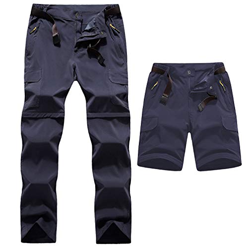 LHHMZ Herren Draussen Schnelltrocknend Convertible Wanderhose Atmungsaktiv Wasserdicht Zip Off Wandern Klettern Jagd Hosen LHHMZ Herren Draussen Schnelltrocknend Convertible Wanderhose Atmungsaktiv Wasserdicht Zip Off Wandern Klettern Jagd Hosen von LHHMZ
