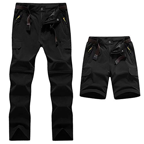 LHHMZ Herren Draussen Schnelltrocknend Convertible Wanderhose Atmungsaktiv Wasserdicht Zip Off Wandern Klettern Jagd Hosen LHHMZ Herren Draussen Schnelltrocknend Convertible Wanderhose Atmungsaktiv Wasserdicht Zip Off Wandern Klettern Jagd Hosen von LHHMZ