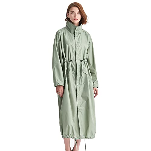 LHHMZ Wasserdichter Regenponcho für Damen Regenjacken Leichte lange Regenmäntel Outdoor Regenbekleidung mit Kapuze von LHHMZ