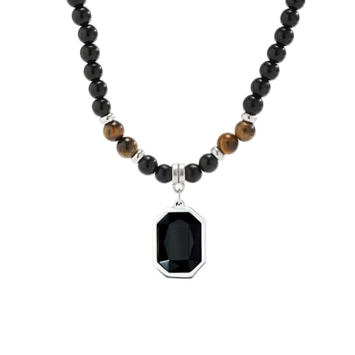 LHJHZDJC Halskette Mode Unisex 2023 Herren Quadratischer Anhänger Schwarze Perlenkette Mode Halsschmuck Modeschmuck Herren Geschenk Dekoration Schmuck Geschenke LHJHZDJC Halskette Mode Unisex 2023 Herren Quadratischer Anhänger Schwarze Perlenkette Mode Halsschmuck Modeschmuck Herren Geschenk Dekoration Schmuck Geschenke von LHJHZDJC