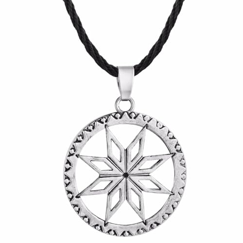 LHJHZDJC Halskette Mode Unisex Alatyr Im Kreis ANHÄNGER HALSKETTE Ethnischer Schmuck Wikinger Anhänger Magie Amulett Schutzsymbole Schmuck Mode Geschenke LHJHZDJC Halskette Mode Unisex Alatyr Im Kreis ANHÄNGER HALSKETTE Ethnischer Schmuck Wikinger Anhänger Magie Amulett Schutzsymbole Schmuck Mode Geschenke von LHJHZDJC