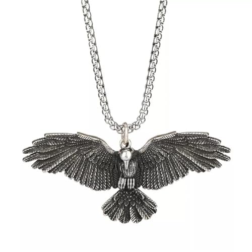 LHJHZDJC Halskette Mode Unisex Männer Rabe und Adler Anhänger Halsketten Punk Schmuck einfach kompakt exquisit Tier Mode Geschenk Schmuck Geschenke LHJHZDJC Halskette Mode Unisex Männer Rabe und Adler Anhänger Halsketten Punk Schmuck einfach kompakt exquisit Tier Mode Geschenk Schmuck Geschenke von LHJHZDJC