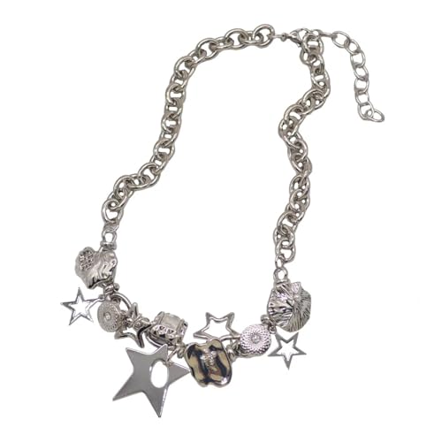 LHJHZDJC Halskette Mode Unisex Star Persönlichkeit Halskette für Frauen Mode Schmuck Gothic Pentagramm Kurze Halskette Modeschmuck Schmuck Geschenke LHJHZDJC Halskette Mode Unisex Star Persönlichkeit Halskette für Frauen Mode Schmuck Gothic Pentagramm Kurze Halskette Modeschmuck Schmuck Geschenke von LHJHZDJC