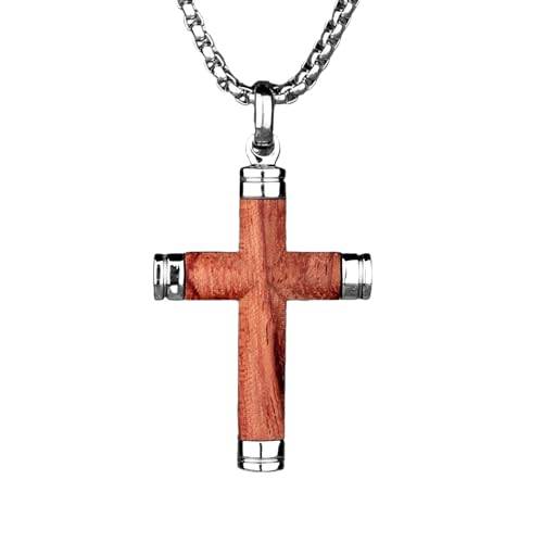 LHJHZDJC Halsketten Herrenmode Holz Material Kreuz Lange Herren Halsketten Anhänger Kette Punk für Junge Männlicher Schmuck Geschenk Geschenke LHJHZDJC Halsketten Herrenmode Holz Material Kreuz Lange Herren Halsketten Anhänger Kette Punk für Junge Männlicher Schmuck Geschenk Geschenke von LHJHZDJC