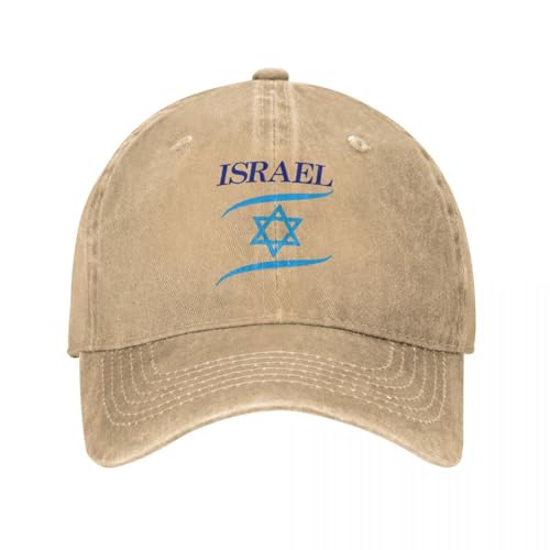 LHJHZDJC Israel Von Baseball Cap Retro Distressed Washed Snapback Cap Männer Frauen Outdoor Workouts Caps Hut von LHJHZDJC