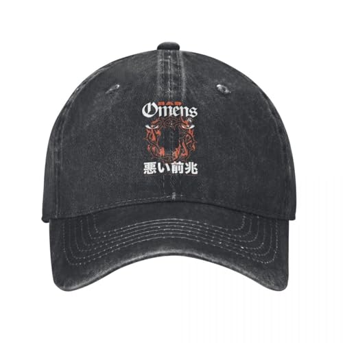 LHJHZDJC Music Bad Omens Cap Outdoor Adventures Herrenhüte Damen Baseballkappe von LHJHZDJC