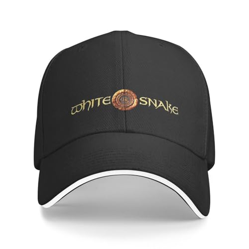 Whitesnake Hüte Hip Hop Hut Baumwolle Baseballkappe Custom Adjustable Trucker Hut für Männer & Frauen von LHJHZDJC