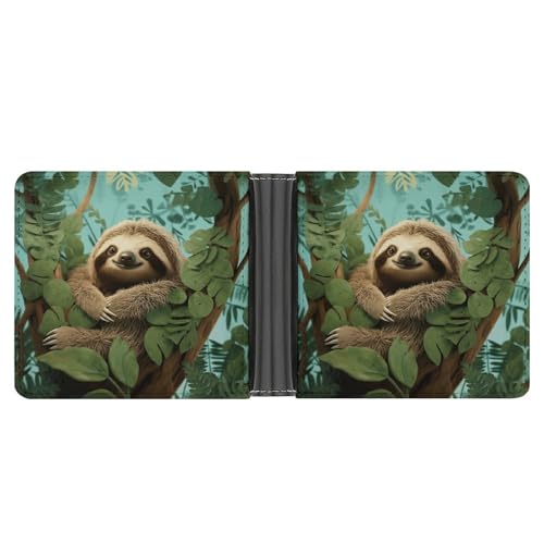 LHOKDR Hug Tree Faultier bedruckte multifunktionale Geldbörse, einfache Reisebrieftasche, Unisex, Schwarz, Einheitsgröße, modern, Schwarz , Einheitsgröße, Zeitgenössisch LHOKDR Hug Tree Faultier bedruckte multifunktionale Geldbörse, einfache Reisebrieftasche, Unisex, Schwarz, Einheitsgröße, modern, Schwarz , Einheitsgröße, Zeitgenössisch von LHOKDR