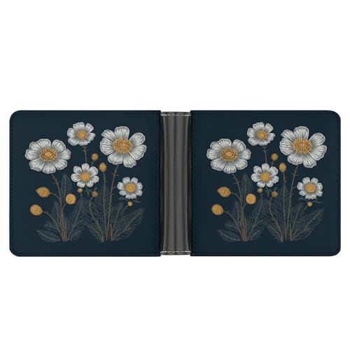 LHOKDR Taschengeldbörse, drei weiße Blumen, bedruckt, multifunktional, einfache Reisebrieftasche, Unisex, Schwarz, Einheitsgröße, modern, Schwarz , Einheitsgröße, Zeitgenössisch LHOKDR Taschengeldbörse, drei weiße Blumen, bedruckt, multifunktional, einfache Reisebrieftasche, Unisex, Schwarz, Einheitsgröße, modern, Schwarz , Einheitsgröße, Zeitgenössisch von LHOKDR