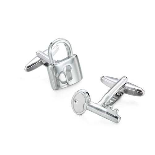 Manschettenknöpfe Men's French Shirt Cufflinks Copper(0336) von LHSJYG