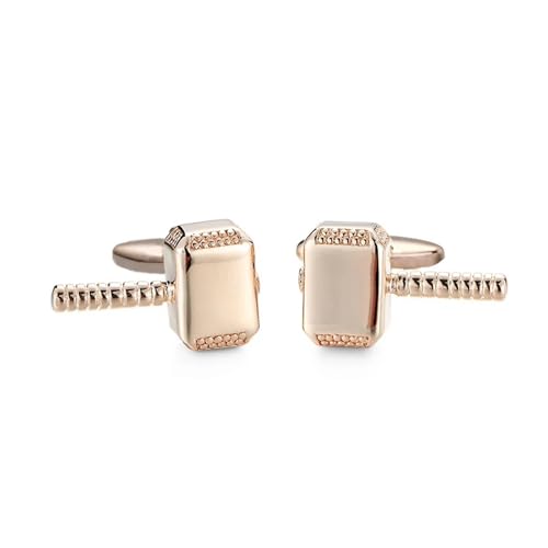 Manschettenknöpfe Men's French Shirt Cufflinks Copper(0431) von LHSJYG