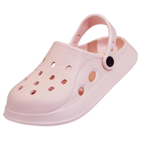 Klassische Garten-Clogs für Damen und Herren, rutschfeste Pantoletten, Schlupfschuhe, Arbeitsschuhe, Fersenriemen, leichte Duschpantoffeln, Strand, Indoor-Outdoor, Freizeitkleidung, weiche von LHXYUO