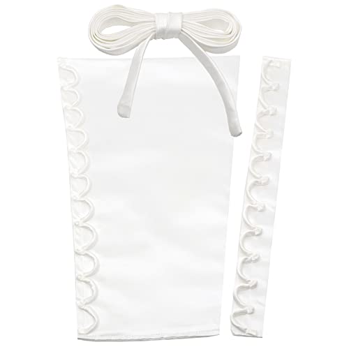 LHZHLE Korsett Kit Kleid Reißverschluss Ersatz Hochzeitskleid Korsett Rückenteil Lace up - Satin Damen Kleid Loops Extender, 03 Elfenbein, 14 von LHZHLE