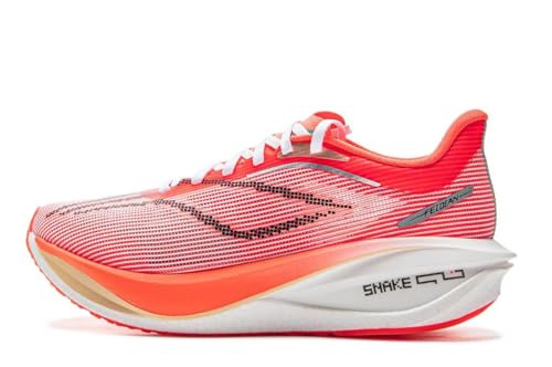LI-NING FEIDIAN 5 Challenger Damen Laufschuhe Boom Fiber Leichte Atmungsaktive Anti-Rutsch Racing Sneaker ARMV002 Früchtige Neon EU 37 von LI-NING
