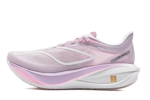 LI-NING FEIDIAN 5 Challenger Damen Laufschuhe Boom Fiber Leichte Atmungsaktive Anti-Rutsch Racing Sneaker ARMV002 Helllila EU 35 2/3 von LI-NING