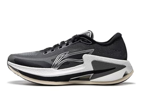 LI-NING Furious Rider 8 Männer Laufschuhe Unterstützung stabile leichte Polsterung Sneaker Schwarz/Asphaltgrau EU 41 2/3 von LI-NING
