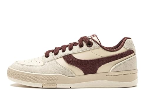 LI-NING Glory 92S Frauen Skateboarding Professionelle Schuhe Bequeme Weiche Elastische Casual Schuhe Eierschale/Nefud Khaki/Kokosnussschale Braun EU 37 von LI-NING