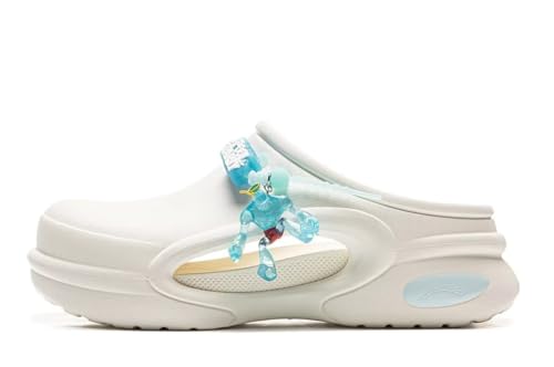 LI-NING KNICKKNACK Unisex Pantoffeln Bequeme weiche Freizeitsandalen Weiß EU 45 von LI-NING