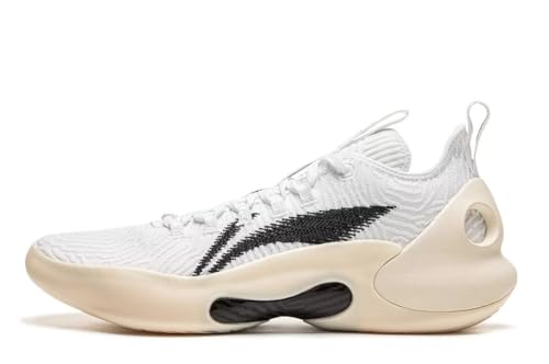 LI-NING Leichte Basketballschuhe für Herren mit hohem Rebound Professionelle Sportschuhe mit Dämpfung und Stabilität YUSHUAI Ultra Low Series Standard Weiß/Schwarz EU 39 2/3 LI-NING Leichte Basketballschuhe für Herren mit hohem Rebound Professionelle Sportschuhe mit Dämpfung und Stabilität YUSHUAI Ultra Low Series Standard Weiß/Schwarz EU 39 2/3 von LI-NING