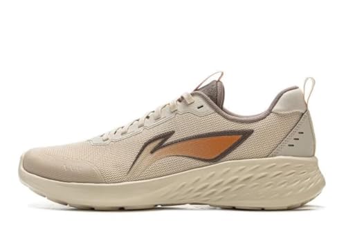 LI-NING Light Cloud Herren Casual Laufschuhe Leichte weiche elastische Klassische Sneakers Khaki EU 41 von LI-NING