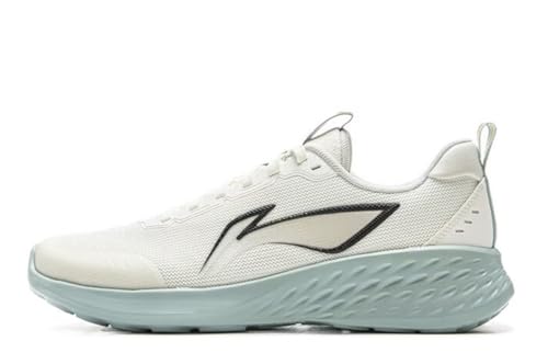 LI-NING Light Cloud Herren Casual Laufschuhe Leichte weiche elastische Klassische Sneakers Milchweiß EU 40 1/3 von LI-NING