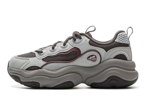 LI-NING MIA 2 Frauen Klassische Casual Schuhe Mode Dicke Sohle Höhe Erhöhung Freizeitschuhe Dunkelgrau EU 36 1/3 von LI-NING