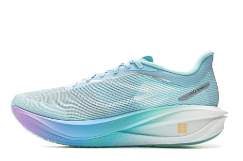 LI-NING Männer Laufschuhe Boom Fiber Reflektierende Leichte Atmungsaktive Racing Sneakers FEIDIAN 5 Challenger ARMV001 Blau EU 43 LI-NING Männer Laufschuhe Boom Fiber Reflektierende Leichte Atmungsaktive Racing Sneakers FEIDIAN 5 Challenger ARMV001 Blau EU 43 von LI-NING