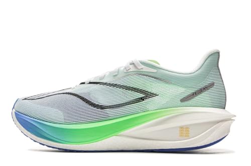 LI-NING Männer Laufschuhe Boom Fiber Reflektierende Leichte Atmungsaktive Racing Sneakers FEIDIAN 5 Challenger ARMV001 Weiß Himmelblau Grün EU 40 1/3 LI-NING Männer Laufschuhe Boom Fiber Reflektierende Leichte Atmungsaktive Racing Sneakers FEIDIAN 5 Challenger ARMV001 Weiß Himmelblau Grün EU 40 1/3 von LI-NING