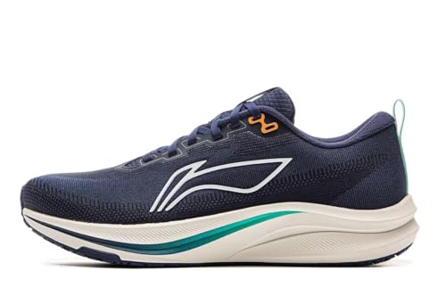 LI-NING RED Hare 8 Herren Laufschuhe reflektierende Boom Faser Leichtgewicht hohe Rebound Racing Training Marineakademie EU 41 2/3 von LI-NING
