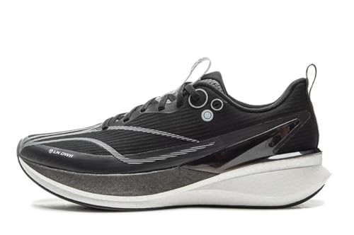 LI-NING RED Hare 8 PRO Herren Laufschuhe Reflektierende Leichtgewicht Rebound Racing Training Sneakers Schwarz/Weiß EU 44 1/3 von LI-NING