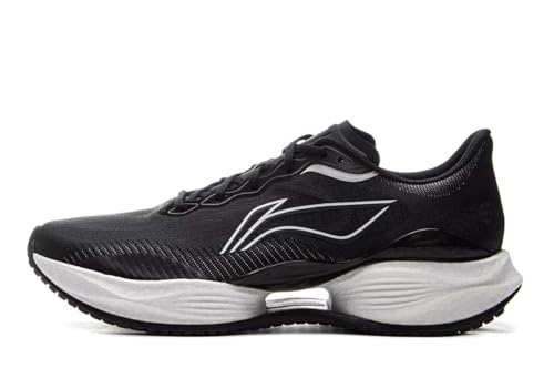 LI-NING SUPER Light 22 Frauen Laufschuhe reflektierende Boom Faser hohe Rebound leichtes Gewicht Polsterung Sportschuhe Schwarz Weiß EU 35 2/3 von LI-NING