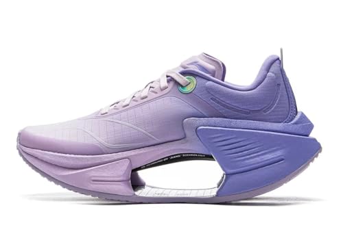 LI-NING Shadow 3 Essential Damen Laufschuhe Leichte Hoch Rebound Sport Rennsport Trainingsschuhe Kühle Violett/Lila Breeze/Neon Stern Lila EU 37 von LI-NING