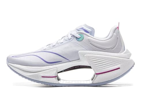 LI-NING Shadow 3 Essential Damen Laufschuhe Leichte Hoch Rebound Sport Rennsport Trainingsschuhe Weiß EU 37 2/3 von LI-NING