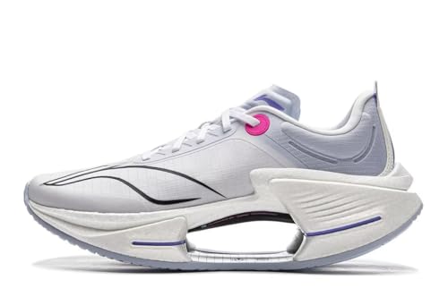 LI-NING Shadow 3 Essential Herren Laufschuhe Leichtgewicht Hoch Rebound Sport Rennen Training Sneakers Weiß EU 41 von LI-NING