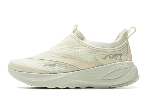 LI-NING Soft GO 2 Damen Casual Schuhe Bequeme einfache modische Freizeitschuhe Jade Grün EU 36 1/3 von LI-NING