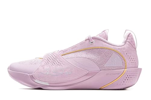 LI-NING Wade All City 13 Encore Herren Basketballschuhe Leichtgewicht Hoch Rebound Professionelle Match Schuhe Lotusknospe Rosa EU 45 von LI-NING