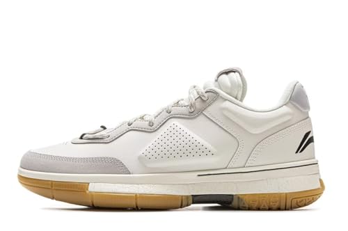 LI-NING Wow 1 Low Herren Basketballschuhe Anti-Rutsch Professionelle Stoßdämpfung Turnschuhe Eierschale/Seltene Münze EU 43 2/3 LI-NING Wow 1 Low Herren Basketballschuhe Anti-Rutsch Professionelle Stoßdämpfung Turnschuhe Eierschale/Seltene Münze EU 43 2/3 von LI-NING