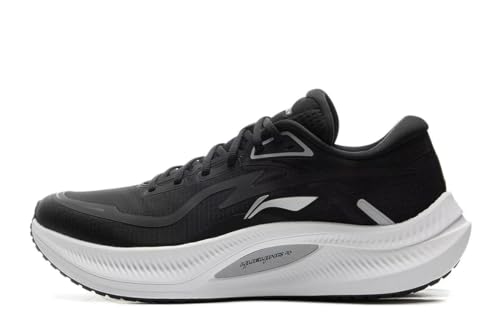 LI-NING YUEYING4 Männer Laufschuhe Anti Splash Stoßdämpfende Rebound Casual Sportschuhe Schwarz Weiß EU 44 1/3 von LI-NING