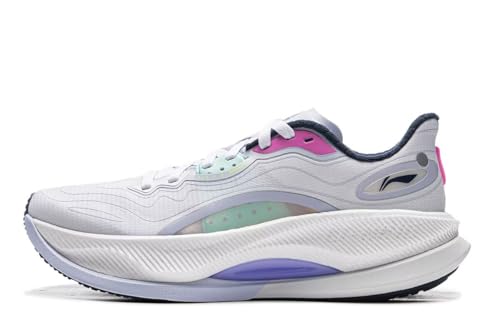 LI-NING YUEYING4 PRO Herren Laufschuhe Anti-Splash Stoßdämpfende Rebound Casual Sportschuhe Standard Weiß EU 42 1/3 von LI-NING