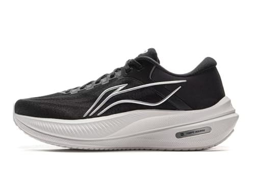 LI-NING YUEYING 5 Herren Laufschuhe Anti-Splash Stoßdämpfende Rebound Casual Sportschuhe Schwarz EU 44 1/3 von LI-NING