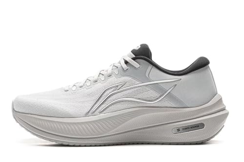 LI-NING YUEYING 5 Herren Laufschuhe Anti-Splash Stoßdämpfende Rebound Casual Sportschuhe Stilles Grau EU 43 von LI-NING