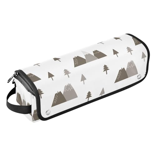 LI ZHI XIN Haartrockner Glätteisen Locken Aufbewahrungstasche mit hitzebeständiger Matte Haarwerkzeuge Reisetasche 2 in 1 Hair Tools Organizer Friseurtaschen Baum-Muster von LI ZHI XIN