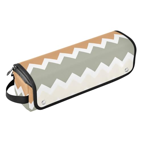 LI ZHI XIN Haartrockner Glätteisen Locken Aufbewahrungstasche mit hitzebeständiger Matte Haarwerkzeuge Reisetasche 2 in 1 Hair Tools Organizer Friseurtaschen Bunte Ripple-Muster von LI ZHI XIN