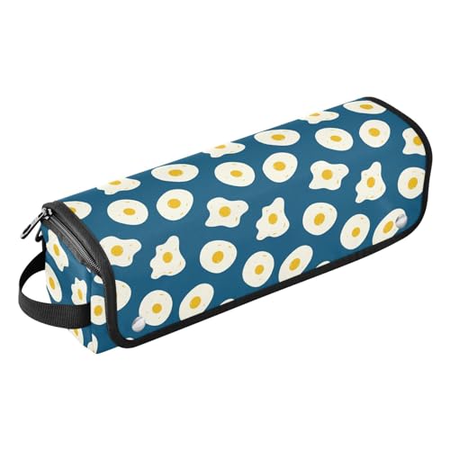 LI ZHI XIN Haartrockner Glätteisen Locken Aufbewahrungstasche mit hitzebeständiger Matte Haarwerkzeuge Reisetasche 2 in 1 Hair Tools Organizer Friseurtaschen Ei-Muster von LI ZHI XIN