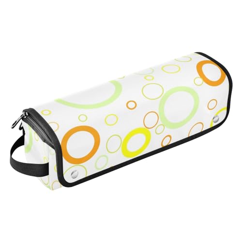 LI ZHI XIN Haartrockner Glätteisen Locken Aufbewahrungstasche mit hitzebeständiger Matte Haarwerkzeuge Reisetasche 2 in 1 Hair Tools Organizer Friseurtaschen Farbe Polka Dots von LI ZHI XIN